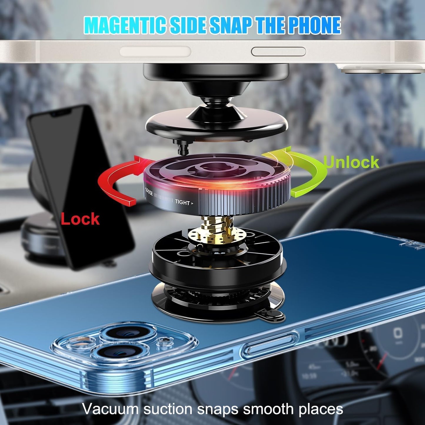 Magnetic Car/Desk Phone Holder
