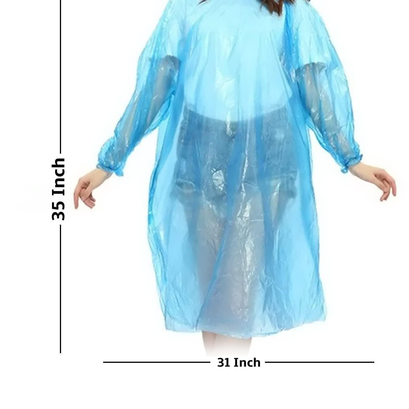 FULLY REUSABLE Wallet Rain Card Rain Coat -Set of 5 Multi colour @ Just Rs.579/-